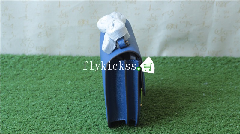 Hermes Blue Shoulder Bag 18inches